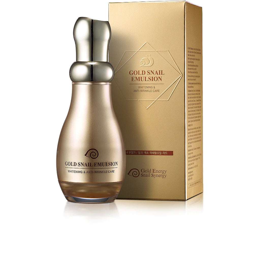 GOLD & SNAIL EMULSION - LIGHTENING & ANTI-WRINKLE CARE - 130ml